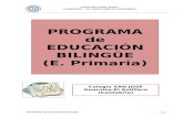 Programa educación bilingüe 2014