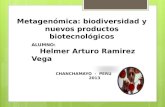 Metagenómica biodiversidad y nuevos productos biotecnológicos.