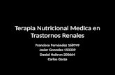 Terapia nutricional medica en trastornos renales