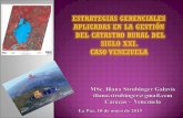Estrategias gerenciales aplicadas en la gestión del catastro rural del siglo XXI: Caso Venezuela