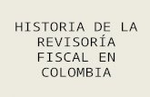 Historia de la revisoria fiscal en colombia