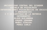 Universidad central del ecuador facultad de pscologia   intervención en crisis