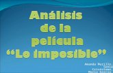 Analisis película ''Lo imposible''