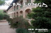 Revista Alba Longa 15 (2010-2011)