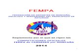 Reglamento FEMPA de carreras por montaña 2014