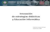 Innovación de estrategias didácticas y educacación informática