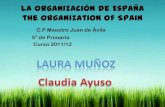 Tema 13 la organización de España Laura y Claudia