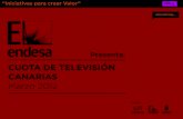 Cuota de televisión Canarias - Marzo 2012