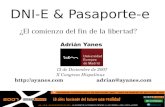 DNI-E & Pasaporte-E ¿El comienzo del fin de la libertad?