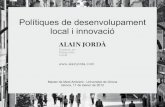 Desenvolupament Local i Innovació Enero 2012