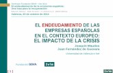 El endeudamiento de las empresas españolas en el contexto europeo: el impacto de la crisis