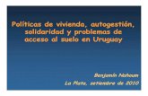 La Política de la Vivienda de Interés Social en Uruguay "cooprnaohum"