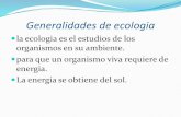 Generalidades de ecologia exposicion