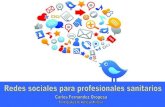 Redes Sociales para profesionales sanitarios
