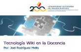 Tecnología Wiki en la Docencia