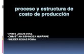 Proceso y estructura de costo de producción