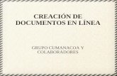 Creacion De Documentos En Linea