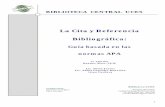 Guía APA 6a. ed. / Torres, Silvia; González Bonorino, Adina y Vavilova, Irina