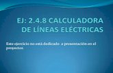 2.4.8 CALCULADORA DE LÍNEAS ELÉCTRICAS