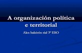 a organizacion politica e territorial