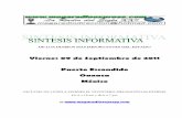 Sintesis informativa 0909 2011