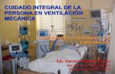 Cuidado integral de la persona en ventilación mecánica