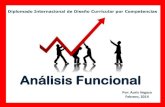 Análisis Funcional - Diseño Curricular por Competencias