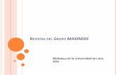 Revistas del Grupo Maximixe (Perú): guía para su consulta