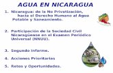 Estado de la lucha por el derecho al agua en Nicaragua