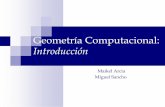 Introducción a  Geometría Computacional