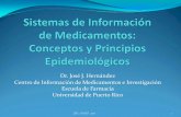 Sistemas de información de medicamentos conceptos y principios epidemiológicos