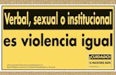Día internacional de la eliminación de la violencia  Gimenez y Tristant 1º7