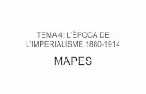 Tema 4. L'IMPERIALISME. MAPES. 4 ESO
