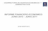 Presentacion Situación Financiera Usach a Junio 2011
