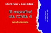 3°m electivo español de chile 4_ morfosintaxis_ prof. yadia cerda león