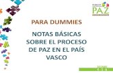 Proceso de Paz Vasco para Dummies