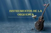 Instrumentos  de la orquesta