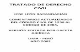 Tratado de Derecho Civil - Jose Leon Barandiaran