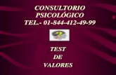 3. test valores personal
