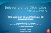 Rotary Distrito 4271 Subvenciones Distritales