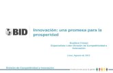 BID: Innovación: una promesa para la prosperidad