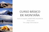 Curso Básico de Montaña - Sebastián Lagunas B.