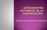 Antecedentes historicos de la comunicación