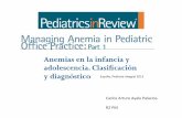 Manejo de anemias en pediatria