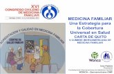 Medicina Familiar: Una Estrategia para la Cobertura Universal en Salud - Carta de Quito