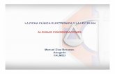 Ficha Clínica Electrónica y la Ley 20.584