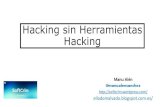 Hacking sin herramientas hacking