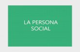 Sociologia: La persona social