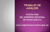 Anlisis al Gobierno Regional de Huancavelica