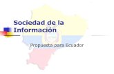 Propuesta   Si   Ecuador